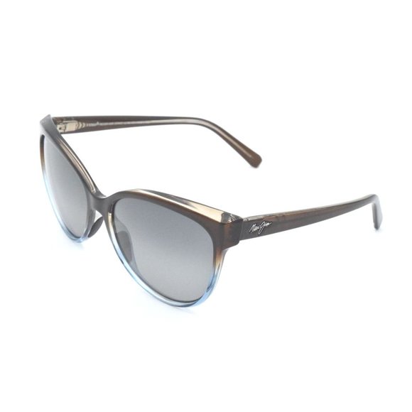 Maui JimOlu Olu Mj 537-01F Translucent Dark Chocolate/Neutral Grey Pol…